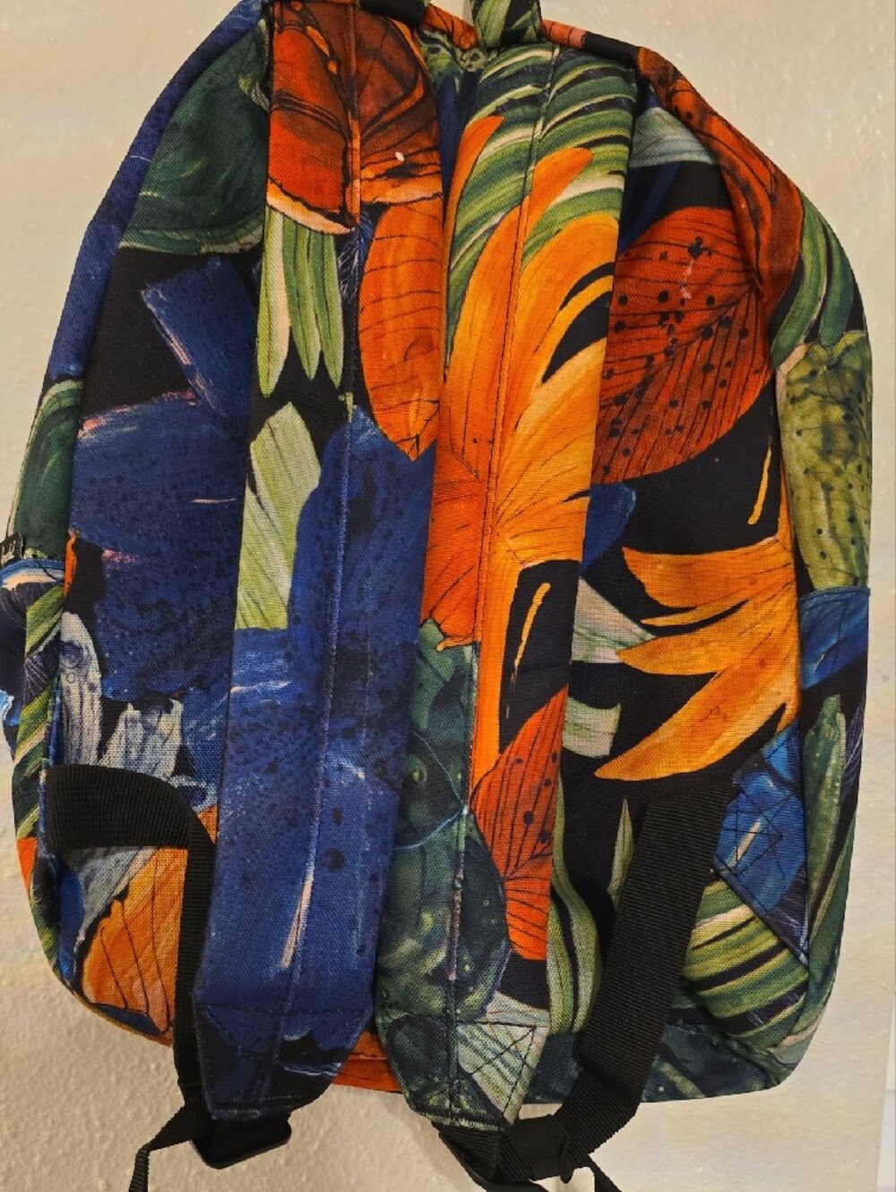 Herschel Supply Company Floral Tropical Backpack in Green, Blue, Orange - Picture 3 of 9
